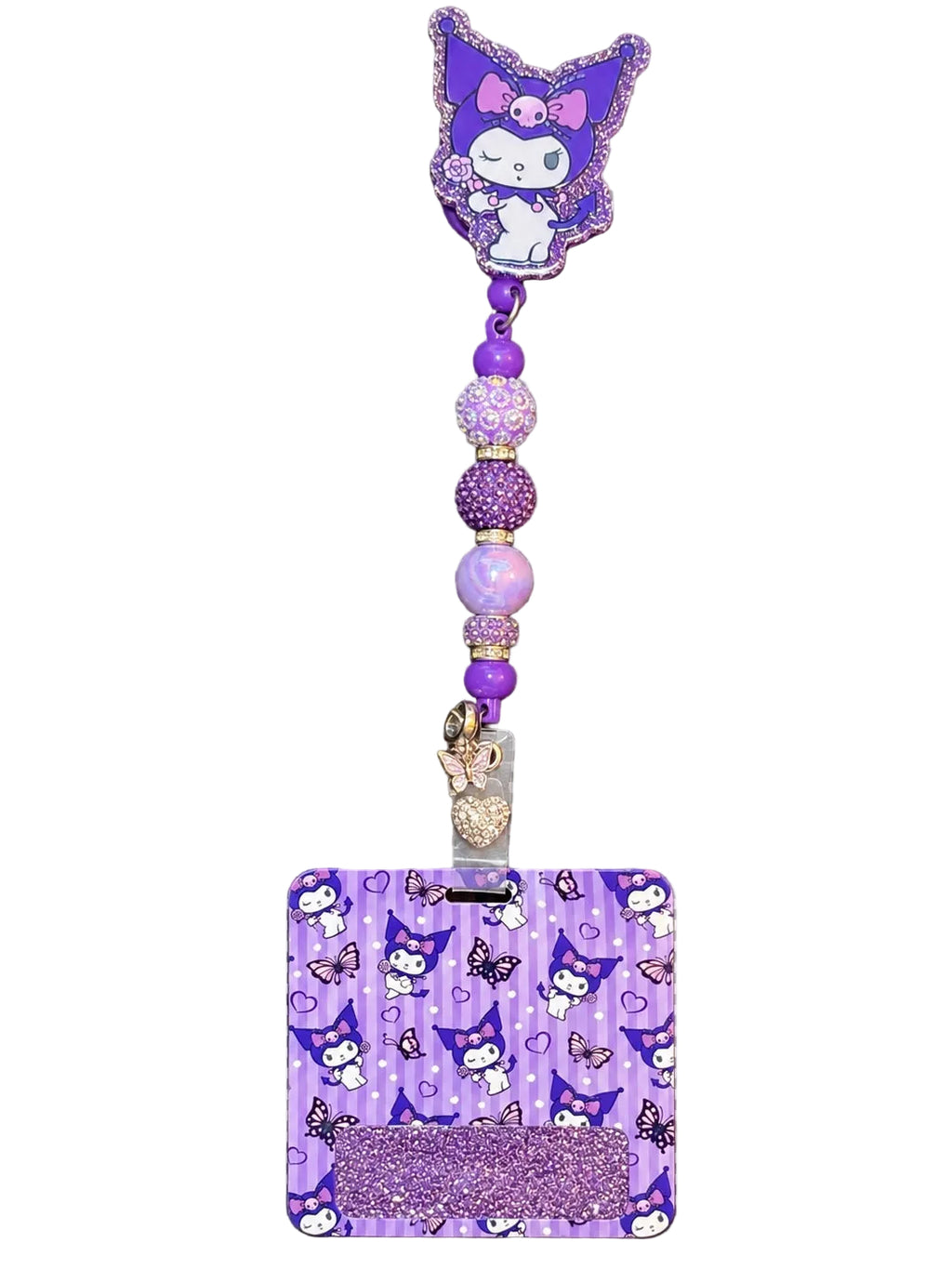 Purple Character Badge Reel + Badge Buddy