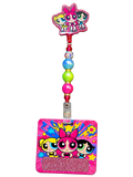 Powerpuff Girls Beaded Badge Reel Set