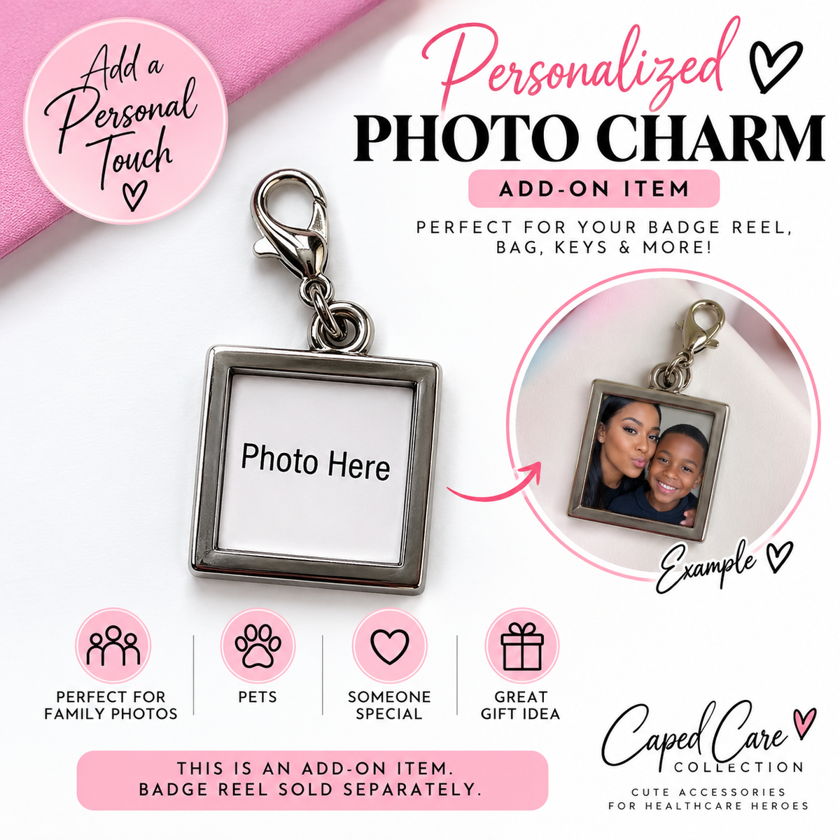 Personalized Photo Charm Add-On