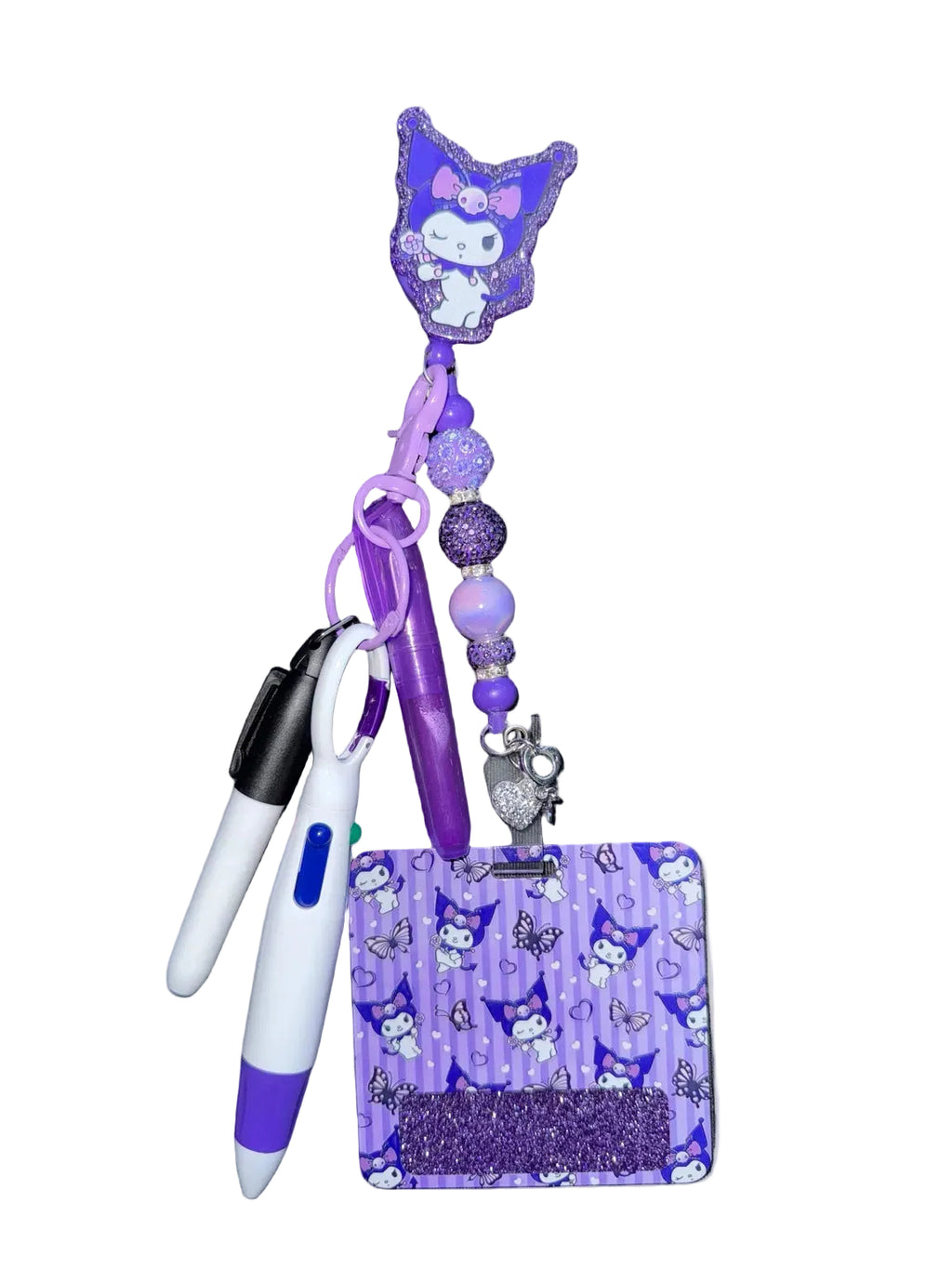 Purple Character Badge Reel + Badge Buddy