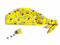 SpongeBob Scrub Cap & Matching Badge Reel Set