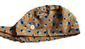 Cookie Monster Tie-Back Scrub Cap&Matching Badge Reel Set
