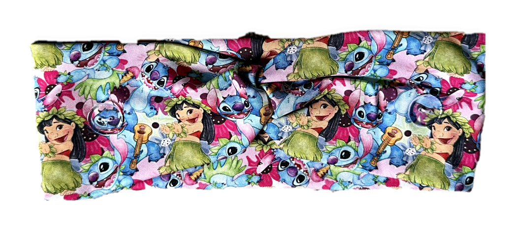 Lilo & Stitch Inspired Bow Headband