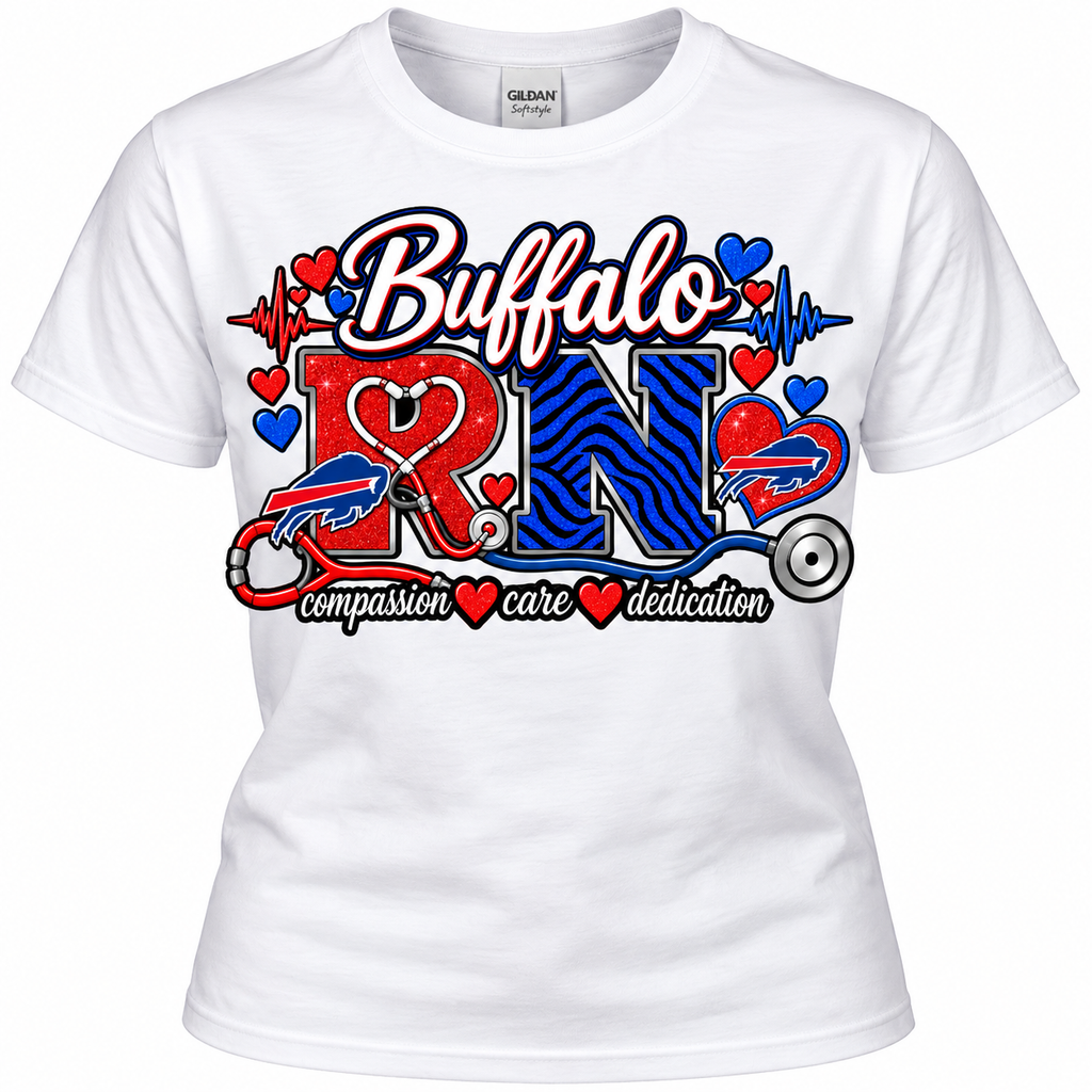 Buffalo Healthcare T-Shirt | RN, LPN, CNA & MA