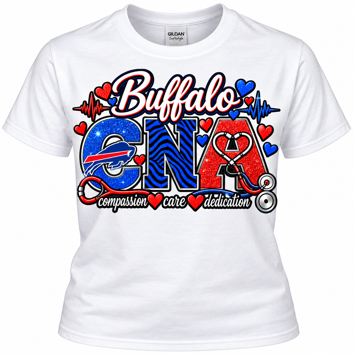 Buffalo Healthcare T-Shirt | RN, LPN, CNA & MA