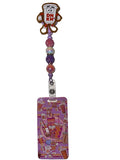 Pink Coffee Badge Reel