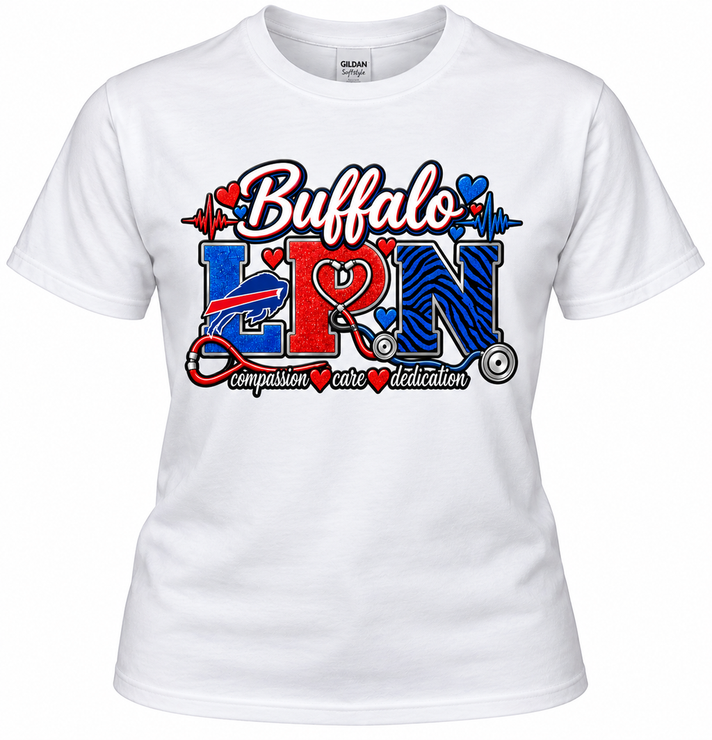 Buffalo Healthcare T-Shirt | RN, LPN, CNA & MA