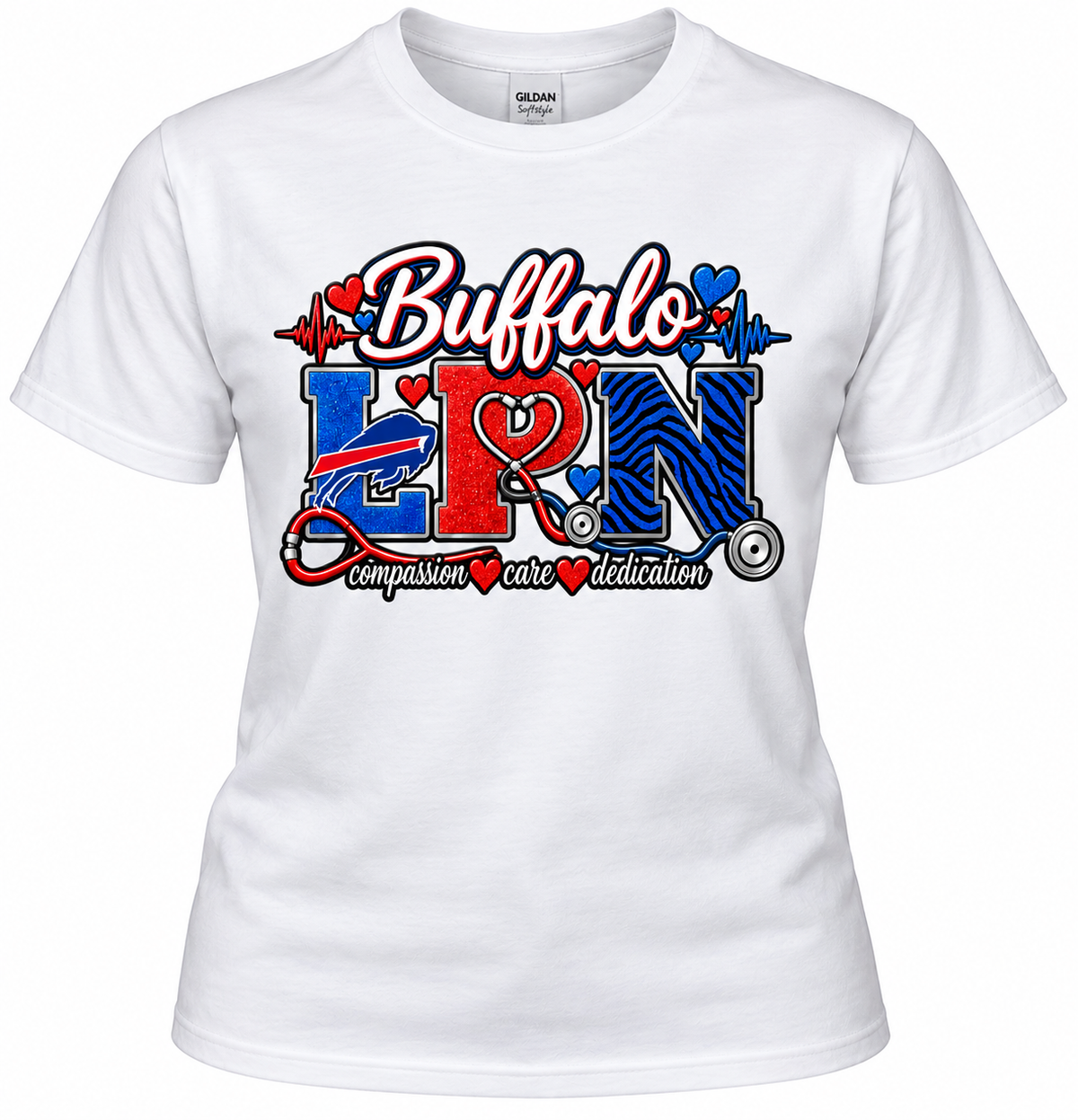 Buffalo Healthcare T-Shirt | RN, LPN, CNA & MA