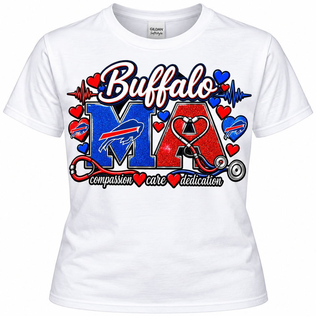 Buffalo Healthcare T-Shirt | RN, LPN, CNA & MA