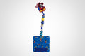 Mickey Blue Character Badge Reel & Badge Buddy Set