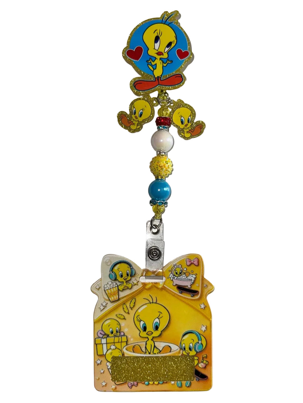 Tweety Bird Badge Reel & Badge Buddy Set